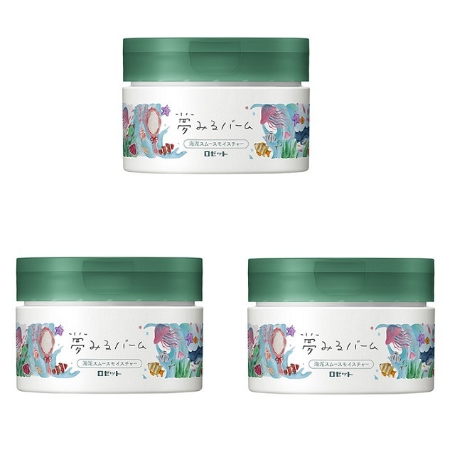 【3セット】 夢みる スムースモイスチャー 90g ロゼット クレンジングバーム 化粧落とし メイク落とし メーク落とし 化粧品 クレンジング メイク落とし 保湿 毛穴 まつエク