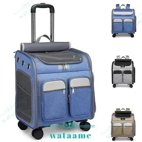 ペットキャリーバッグ リュック ペットバッグ 猫用 小型犬用 キャリーバッグ キャリーカート 折りた1543