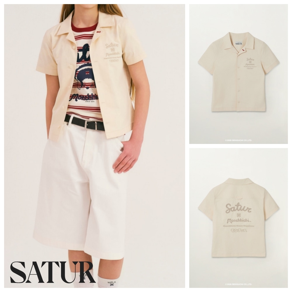 (W) Satur X Monchhichi Graphic Half Shirt
