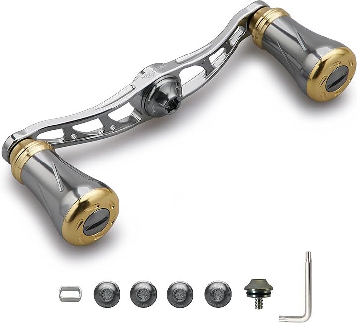 リール ハンドル 19mm ノブ搭載 シマノ SHIMANO ダイワ DAIWA アブ Abu