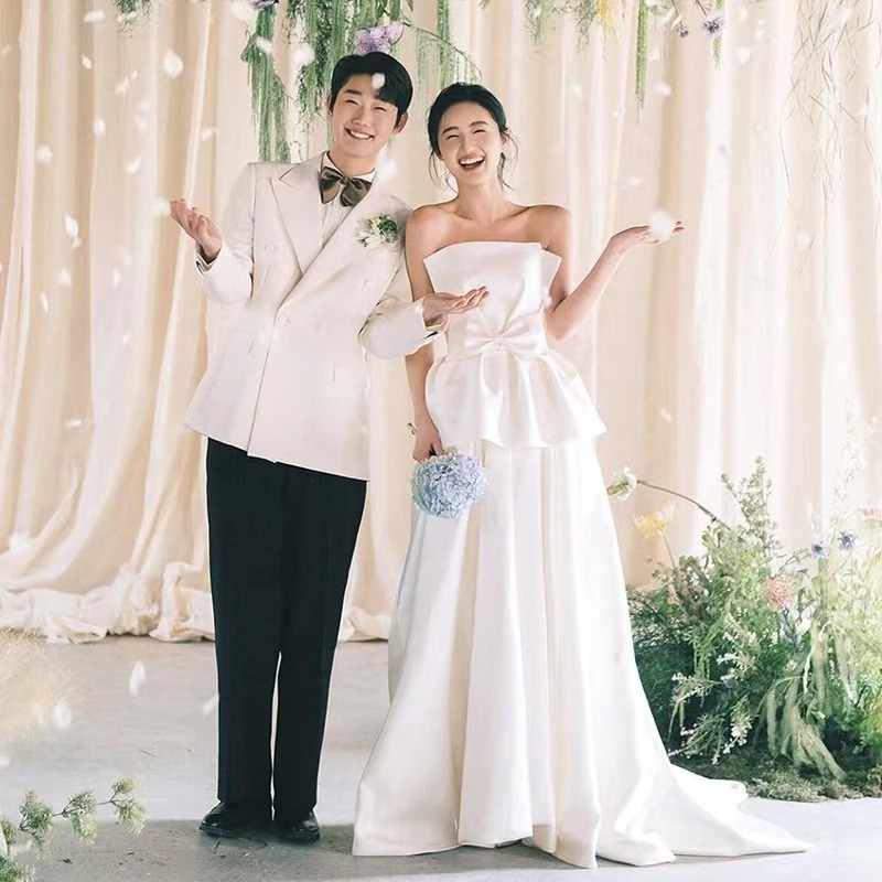 ウェディングドレス 白 結婚式 花嫁 サイズオーダーメイド可能 成人式 お呼ばれ ウェディング 演奏会 二次会 パーティードレス 前撮り ワンピース ロングドレス 102