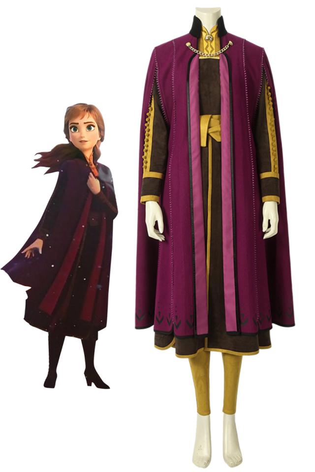 新タイプ追加 激安販売 『アナと雪女王2』 アナ Frozen II Anna 映画 コスチューム[4388]