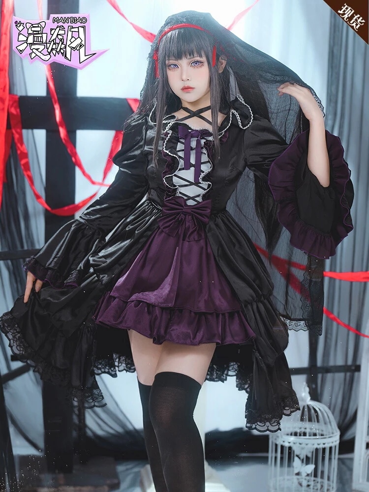 魔法少女まどかマギカ 暁ほむら ドンキホーテ リンケージ ミニドレス衣装期間限定30% 12,298円