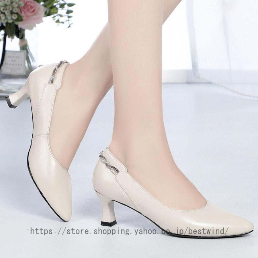 2025新品 数量限定 パンプス おしゃれ レディースパンプス 通勤 オフィス 美脚 履きやすい 女性 ポインテッドトゥ パンプス 5cmヒール 冠婚葬祭 ミドルヒール シンプル 短納期