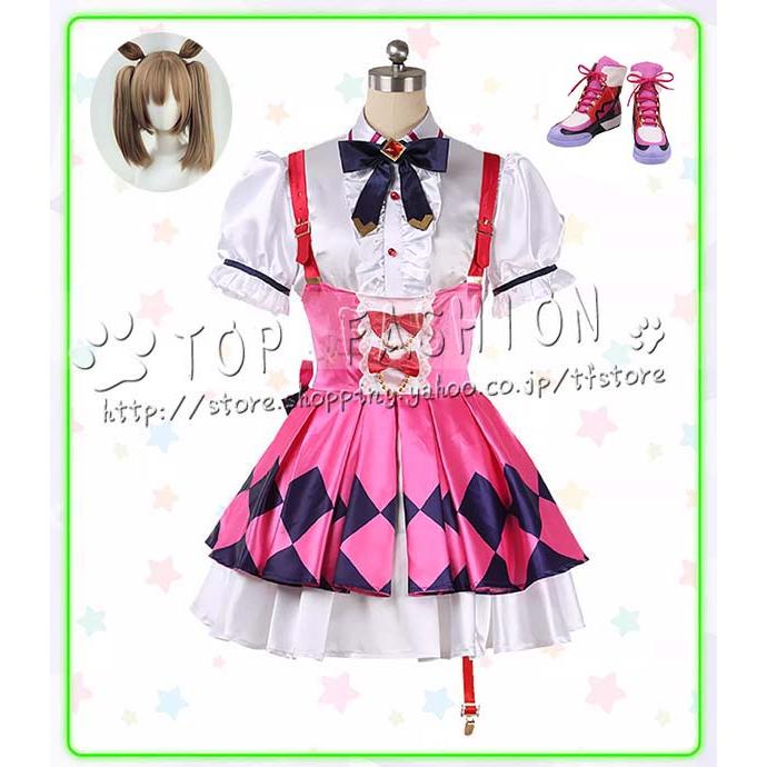 ツイステッドワンダーランド ツイステ風 トレイ・クローバー コスプレ衣装ウィッグ 靴 ハロウィン 変装 仮装 コスチューム アニメ cosplay イベント