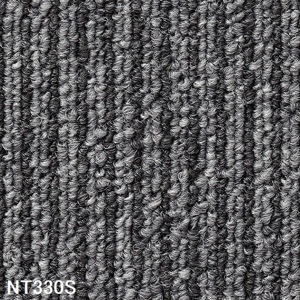 裏面のり付加工 耐候性/耐薬品性/静電性に優れたカーペットタイル LINE NT-330S 12枚セット