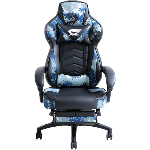 SeAGA-03 サバイバーオフィスチェア ブルー [組立品]椅子