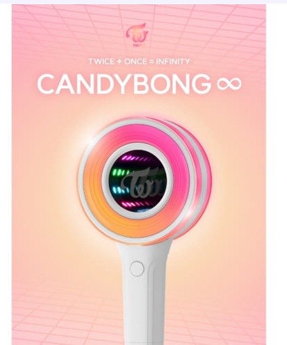 【公式】TWICE キャンディボン インフィニティ（CANDYBONG）/フォトカード9種付き【正規品·即日発送 TWICE ペンライトVer.3（Official Light Stick）