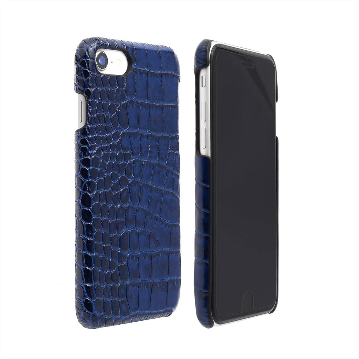 ABBI SIGNATURE iPhone SE 3/SE 2/ 8/ 7 バックカバー LIPARI クロコダイル 型押し イタリアン本革 [ ベジタブルタンニンレザー リパリ 日本製 ハンドメイド