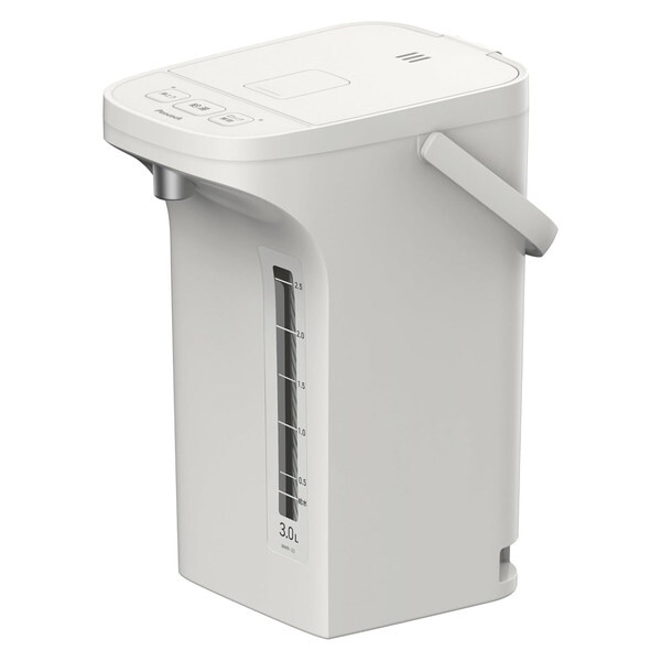 WMR-30 WH アッシュホワイト 電気ポット (電動給湯式 早沸きタイプ) 3.0L