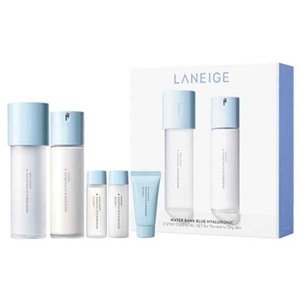 ウォーターバンク ブルー ヒアルロニック 2ステップ エッセンシャル セット 化粧水+乳液+ギフト3点 スキンケアセット 韓国 人気 保湿 乾燥肌 鎮静 毛穴 ヒアルロン酸 母の日 ギフト