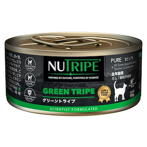 全年齢用 総合栄養 キャットフード NUTRIPE ニュートライプ グリーントライプ 95g(キャットフード)（猫缶）【正規品】