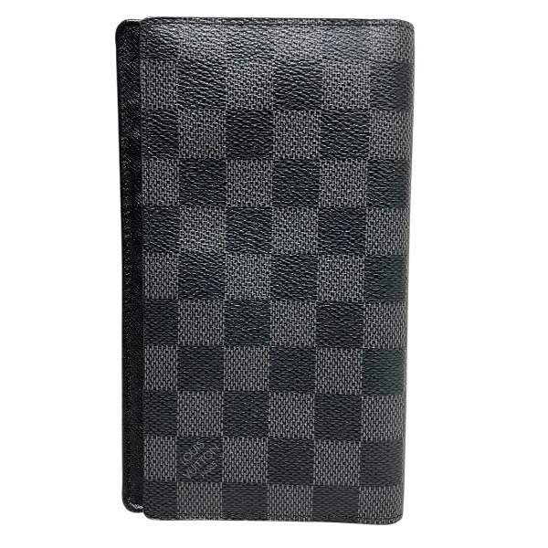 ルイヴィトングラフィット ポルトフォイユ コロンブス N63116 2つ折り財布 【中古】