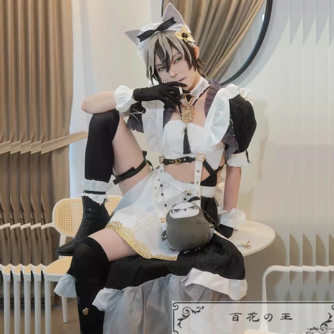 『最安値に挑戦』 NU:カーニバル 萌え萌え きゅん 仕事にひたむき れいにゃん レイ SSR メイド服 コスプレ衣装 コスチューム