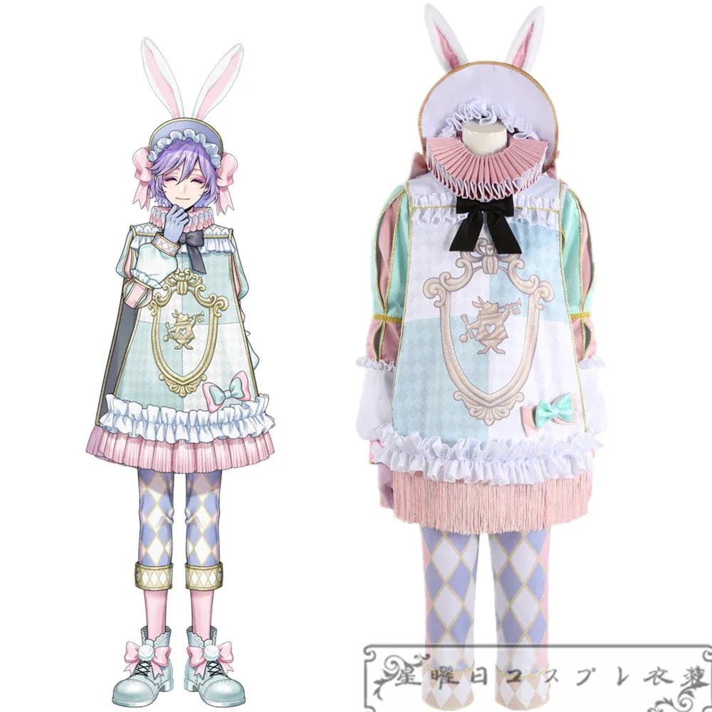 ツイステ 薔薇の王国のホワイトラビットフェス　エペル　ラビットウェア　Epel コスプレ衣装 コスチューム ハロウィン 変装