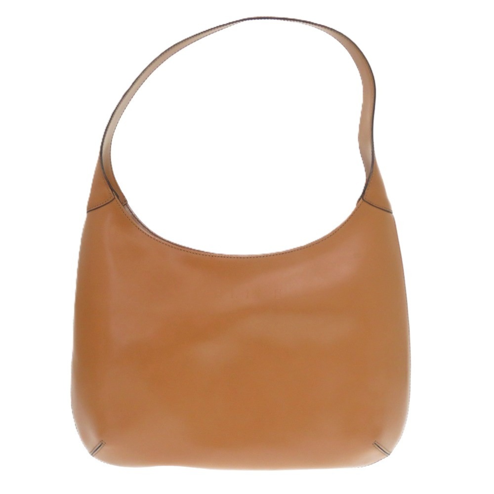 美品 ショルダーバッグ レザー/型押しレザー キャメル 0441【中古】 レディース 32,500円