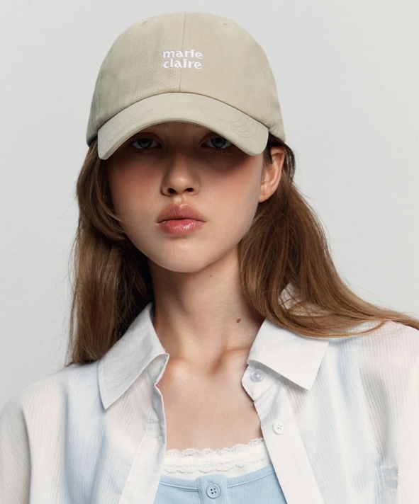 Marie Small Logo Ball cap (light khaki) 5,631円