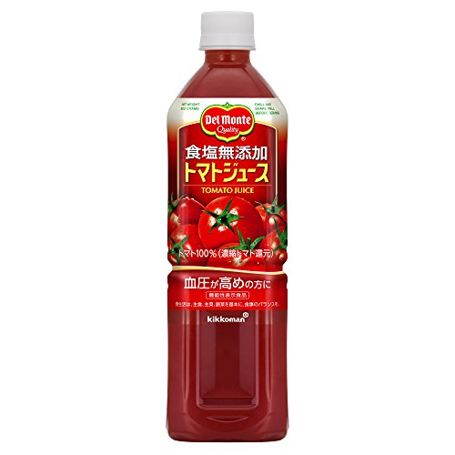 デルモンテ 食塩無添加 トマトジュース900g12本機能性表示食品