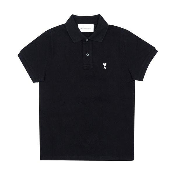 HPL411 760 045 ド・クール スモール ハート ロゴ ポロシャツ ユニセックス 半袖Tシャツ