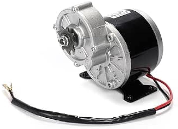 互換品ギヤ 減速 モーター 24V/250W アシスト 自転車 電動 バイク 改造 プーリー ギアタイプ 9歯/スプロケット付属 ミニバイク ロードバイク マウンテンバイク ゴーカート