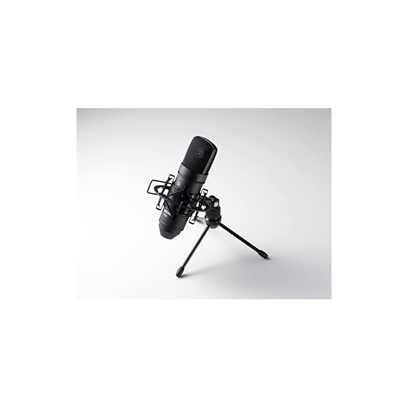 【3日以内発送】TASCAM(タスカム) TM-80(B) コンデンサーマイク 単一指向性 48Vファントム電源 XLRマイクケーブルサスペンション卓上スタンド付属 Youtube ボーカル 楽器 配