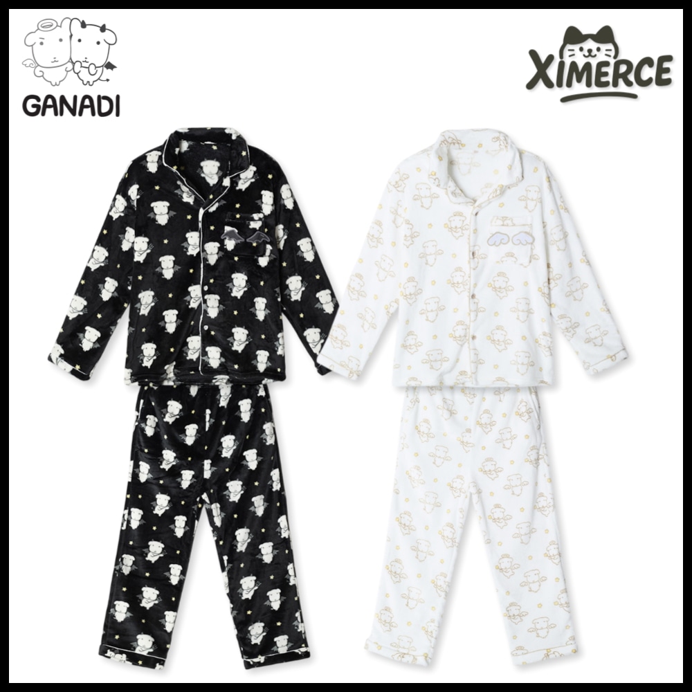 【新発売】 ガナディ天使と悪魔 睡眠パジャマセット ルームウェア 2種
