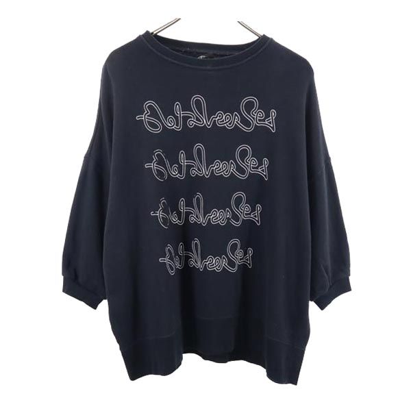 ノウド42 長袖 トレーナー ブラック スウェット レディース