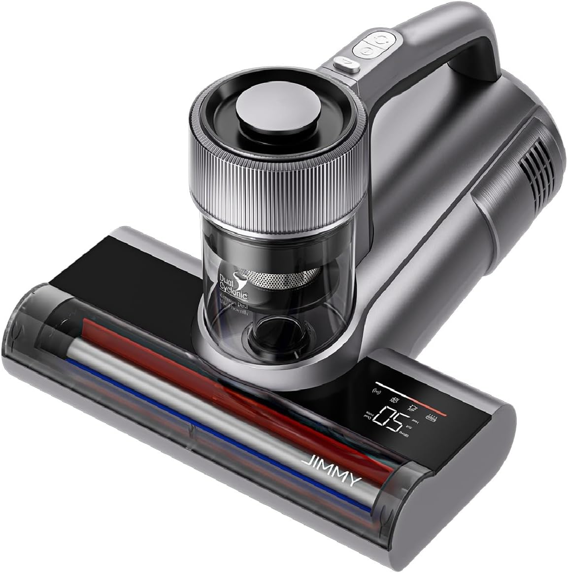 Jimmy 布団クリーナー 布団用掃除機 ダニ取り掃除機 ベット掃除機 ダニちりセンサー ふとんたたき UV除菌 15Kpa 500w超高速たたき 超吸引 65度温風機能 花粉 ダニ対策 ダニ駆除