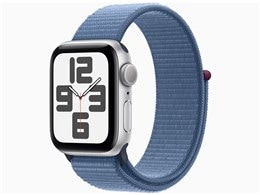 Apple Watch SE 第2世代 GPSモデル 40mm MRE33J/A [シルバー/ウインターブルースポーツループ]