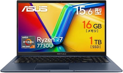 他サイト： Vivobook 15 M1502YA M1502YA-BQ183W [クワイエットブルー]の商品画像