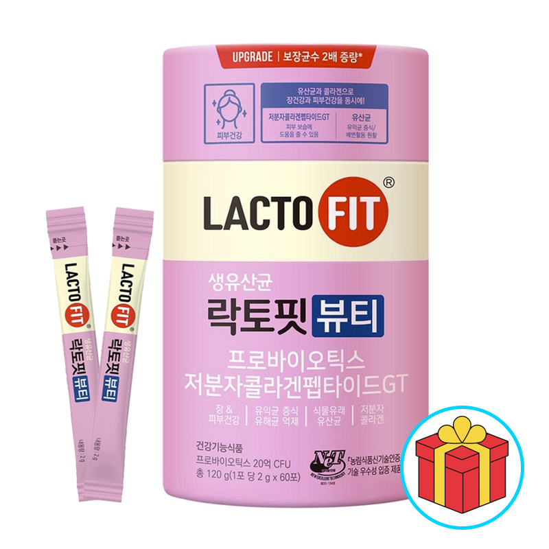 【正規品】LACTO FIT ラクトフィット ビューティー 2,000mg x 60包 (1ヶ月分)ラクトフィット ビューティー60包 プロバイオティクス 生乳酸菌 コラーゲン シワケア 美肌弾力