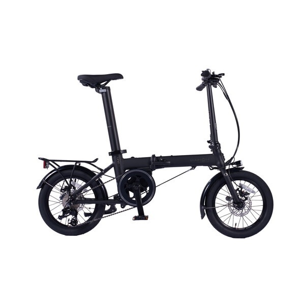 Unio e16 Matt Black 電動アシスト フォールディングバイク イーバイク 16インチ アルミフレーム KEA693CM マットブラック