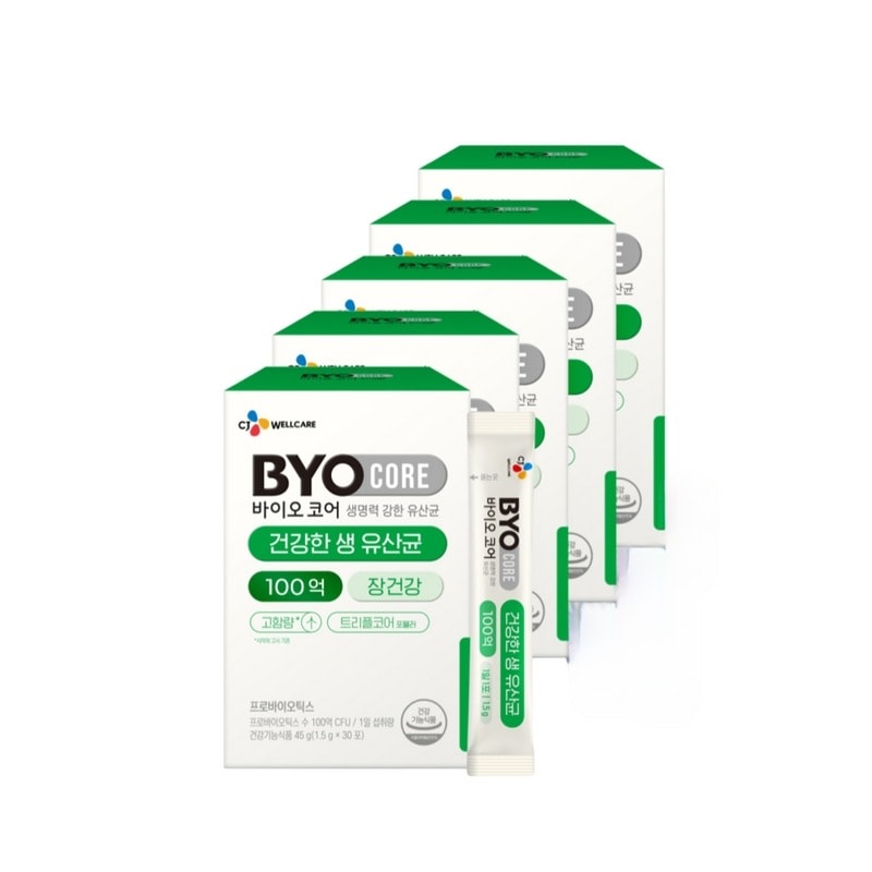 CJウェルケアバイオコア保障菌数100億粉末型高含量生乳酸菌5ヶ月分