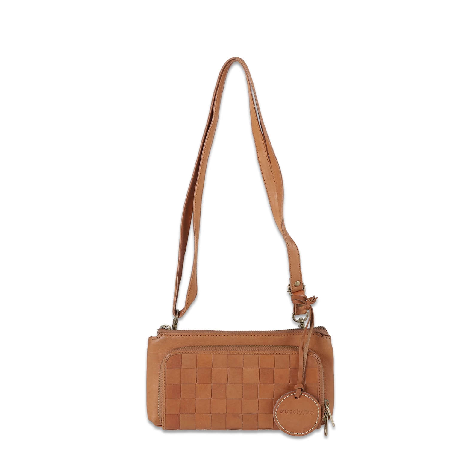 ショルダーバッグ お財布バッグ ポシェット リュミエ レディース 斜め掛け 本革 ブラウン 48917