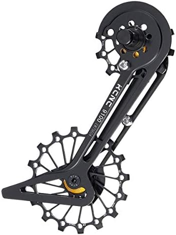ケーシーエヌシー(KCNC) 超軽量 ビッグプーリーキット ビッグジョッキーホイールシステム Dura-Ace 9100/9150 ステンレスベアリング ブラック