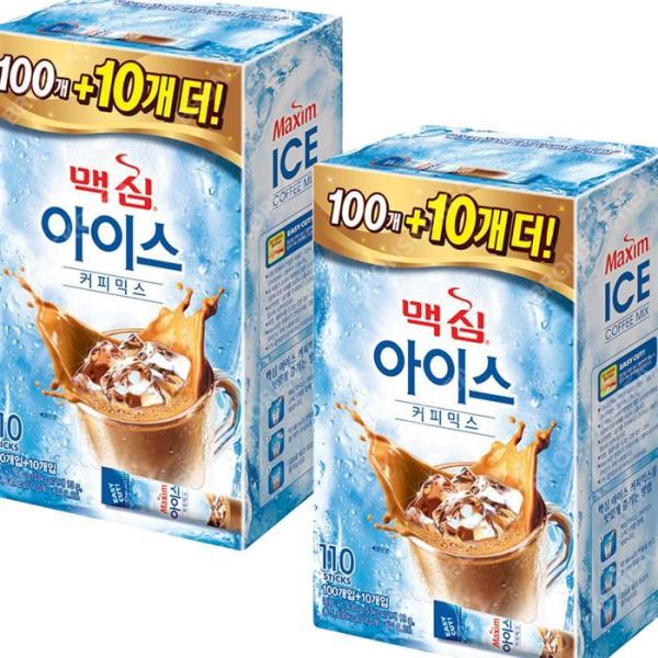 東西 マキシム アイス コーヒーミックス 100T + 10T X 2個(220T) クールコーヒー