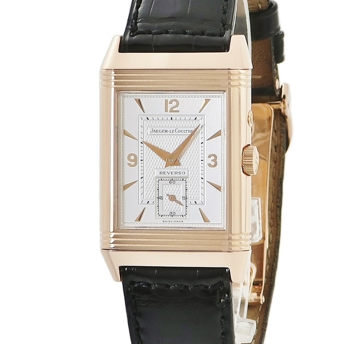 レベルソ デュオデュオ 270.0.54 手巻き メンズ K18PG×K18WG コンビ 2タイムゾーン 3年保証