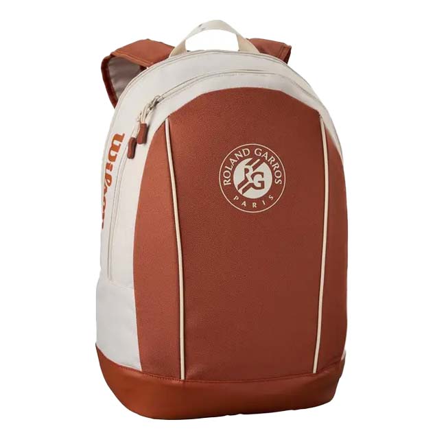 国内未発売モデル ジュニア用 ラケット収納可 ウィルソン(Wilson) 2025 RG チーム ジュニアバックパック ローランギャロス WR8045201001 クリーム×クレー