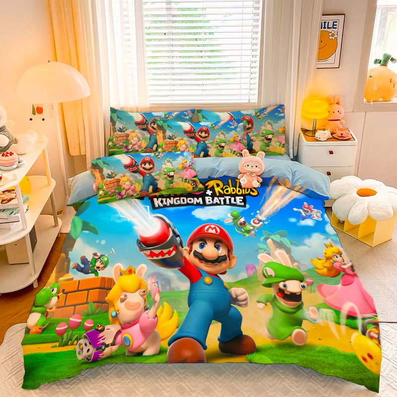 Qoo10] 【3日出荷】漫画ゲームスーパーマリオシー : 寝具・ベッド