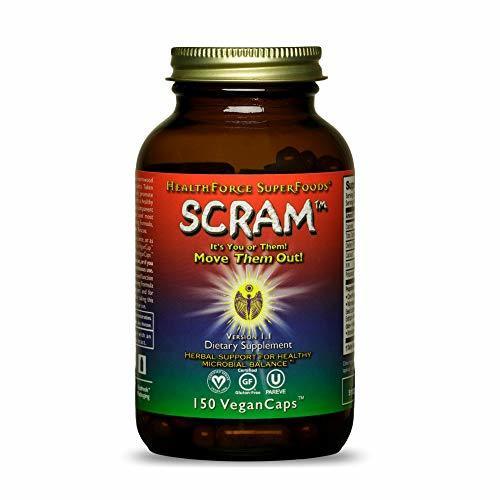 HealthForce SuperFoods Scram - 150 VeganCaps - クローブ黒クルミで腸のバランスをサポート