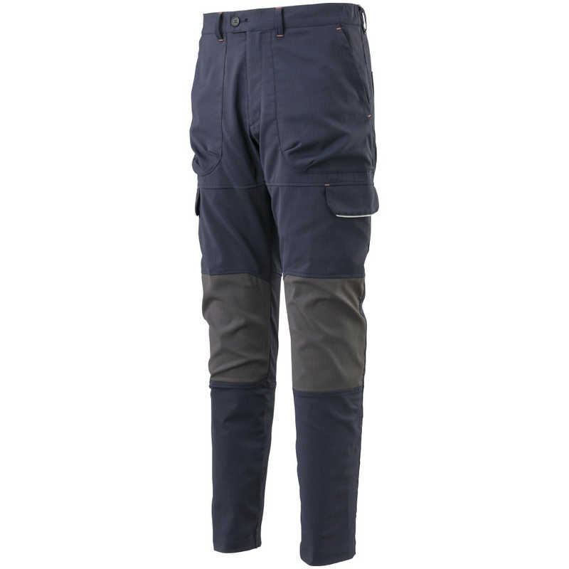 ミズノ　ワークパンツ(春夏素材)[ユニセックス] L 14：ネイビー×チャコール　F2JF219414