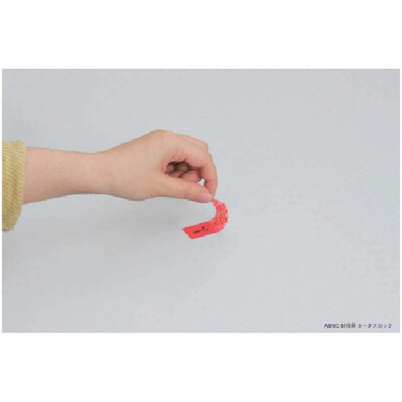 スガツネ工業　封印シール封印具 転写なし [85x40mm /100枚] レッド　KER-40NA(260-013-532)