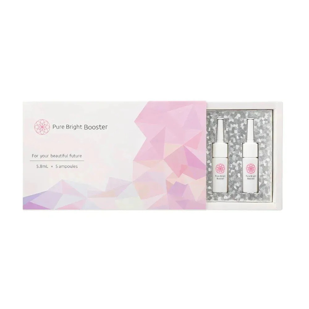 [国内正規品]ピュアブライトブースター 5.8mL×5本 皮膚再生医療 研究 共同開発 目的別 ポレーション 専用 導入 エッセンス トリプルアプローチ メラニン生成 抑制 シミ くすみ クリア