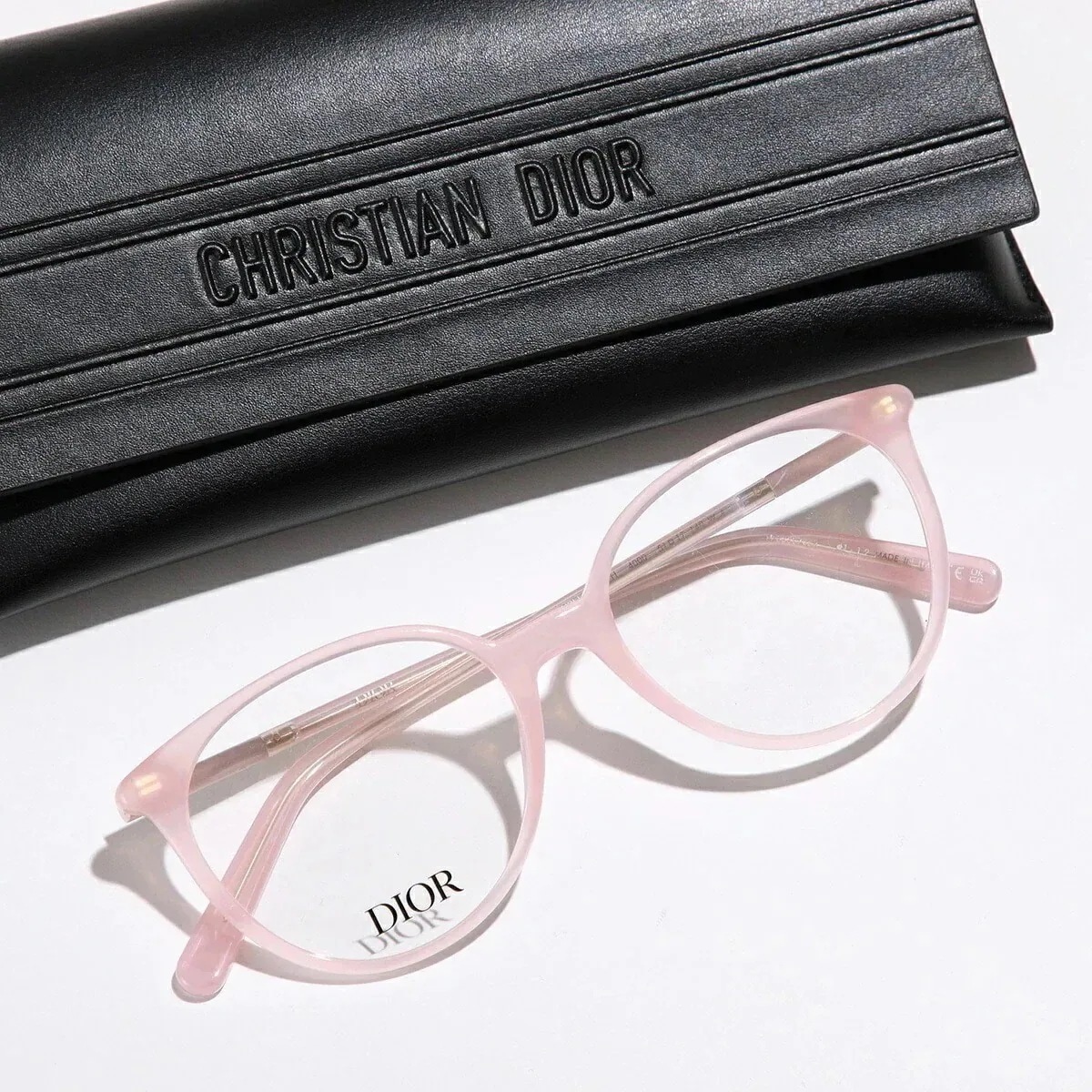 Dior ディオール メガネ MINI CD O B1I 4000 CD50052I 072 レディース ボストン型 めがね 眼鏡 伊達メガネ ダテ フルリム