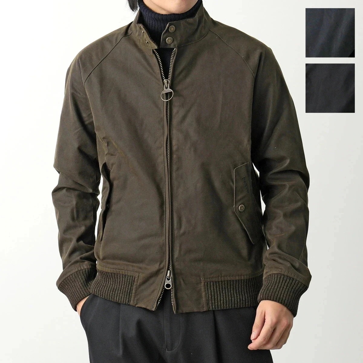 Barbour × Baracuta バブアー バラクータ ワックスジャケット Porton ポルトン MWX2237 メンズ G9 スタンドカラー ワックス