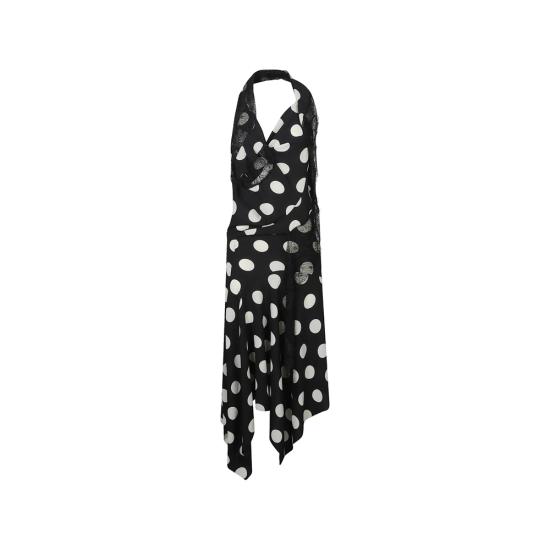 JUNYA WATANABE Women Dresses JQ O015 BKOWH BLACK WHITE