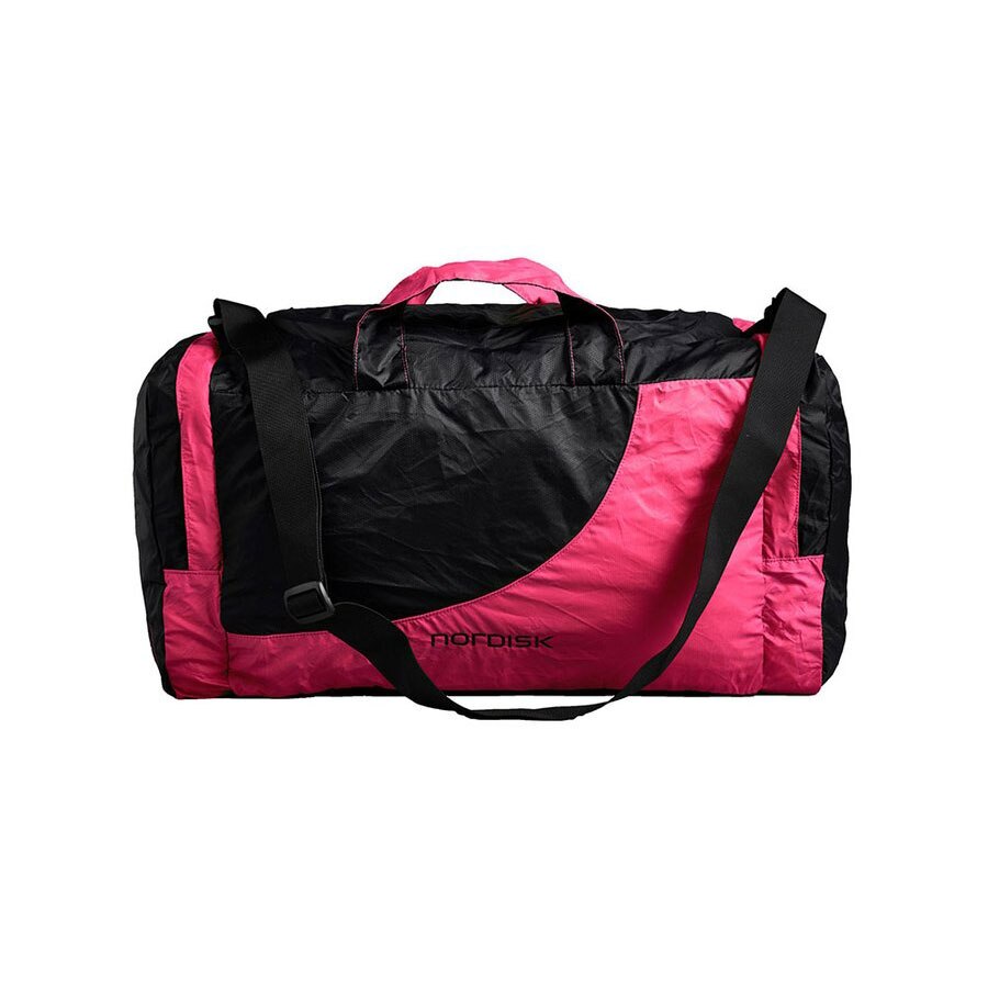 送料無料 ノルディスク ビランド 45L ポケッタブル トラベルバッグ Nordisk Billund 45 Travel Bag Black/Raspberry Pink 133085