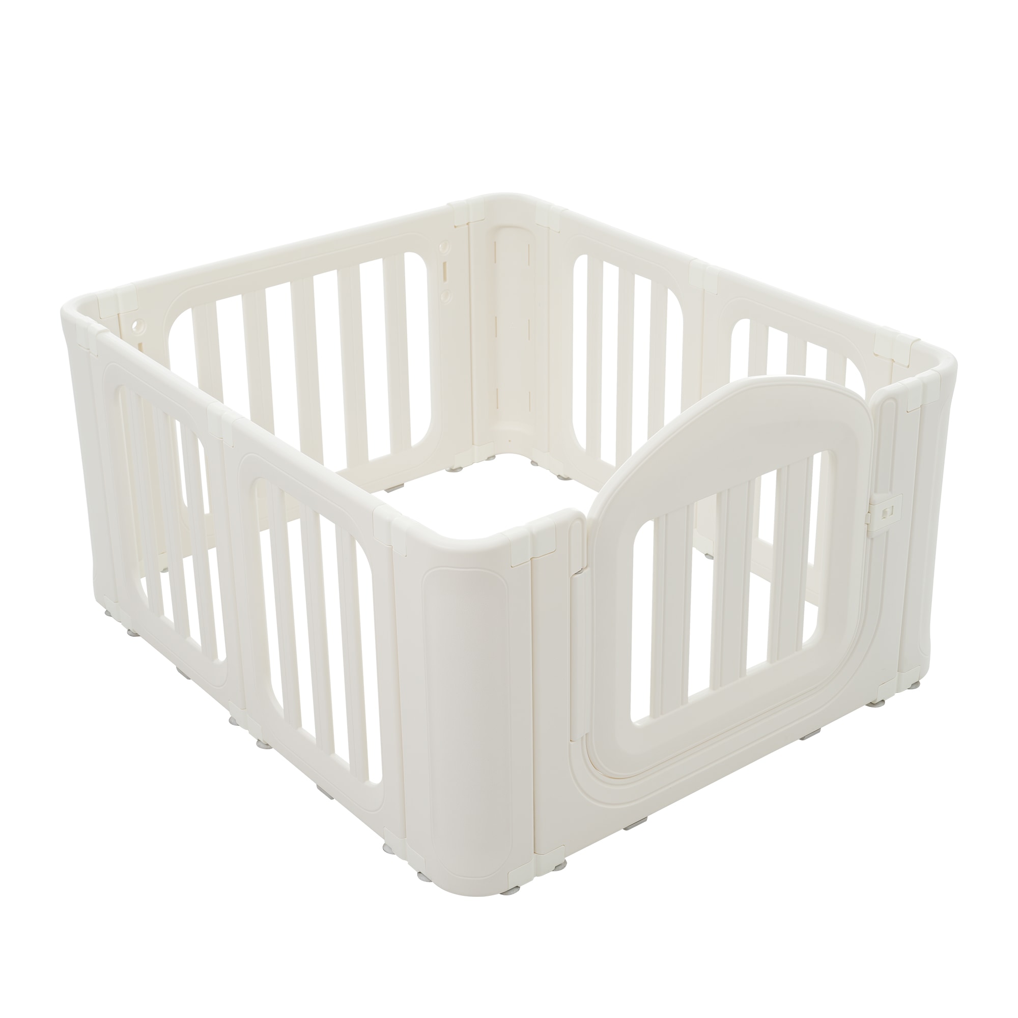 【国内へ発送&送·料·無·料】918ベビーサークル 小さめ プレイサークル ドア付 ベビーフェンス プレイヤード 外径114*134cm 内径127*107cm