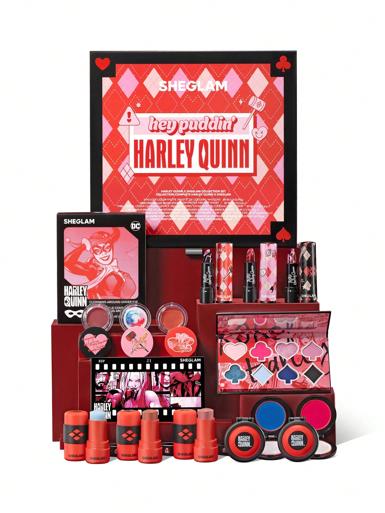 【Harley Quinn X SHEGLAM 】Collection Set SH0160-13727