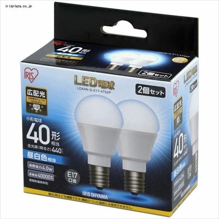 【公式】 LED電球 E17 広配光タイプ 40W形相当 LDA4N-G-E17-4T52P LDA4L-G-E17-4T52P 10個セット メガ割